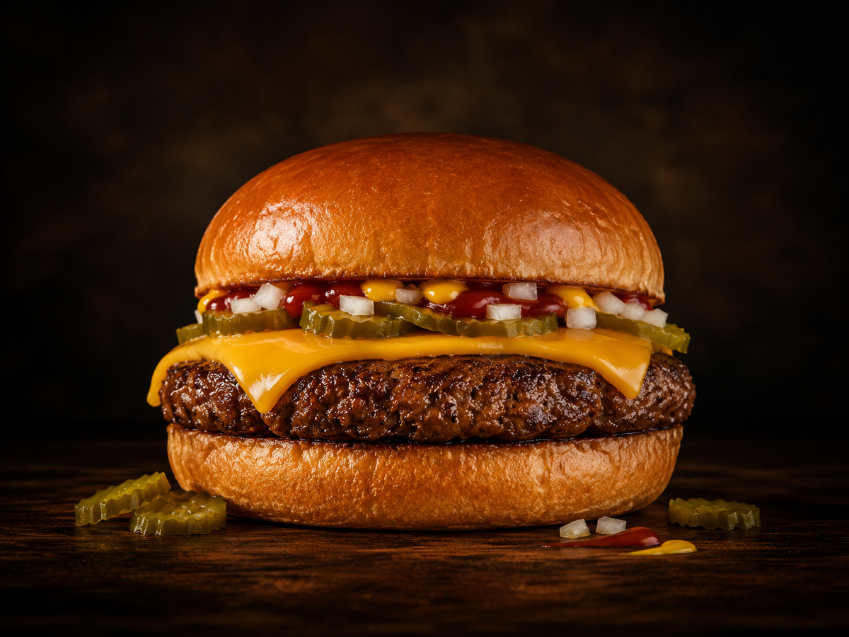 Signature burger van Mister Burger & Shake